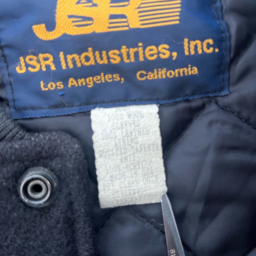 VTG 90s Y2K Men’s M NFL on Fox SportsVarsity Jacket Wool Leather - Picture 13 of 13